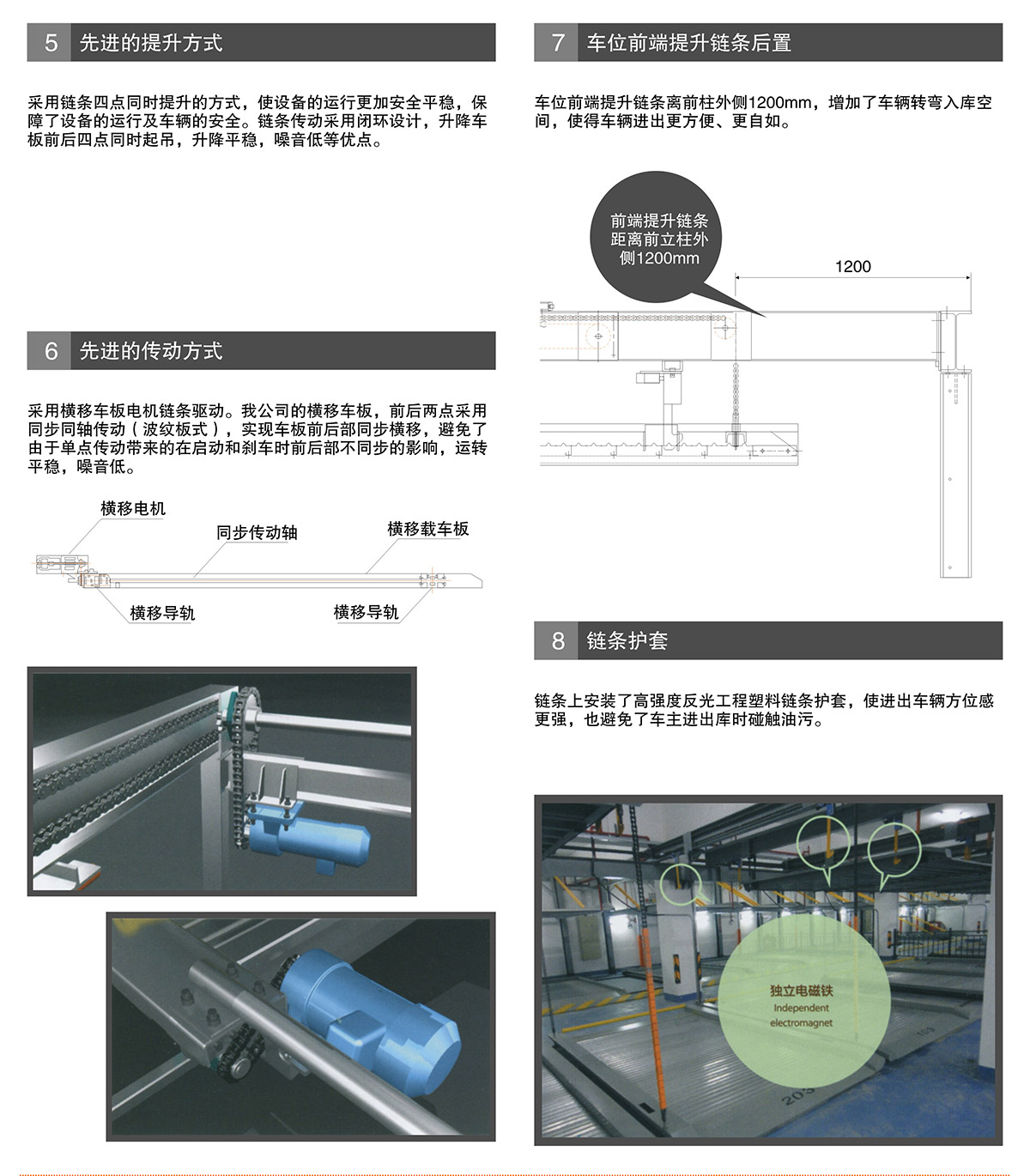 貴陽PSH2二層升降橫移立體停車設備提升方式鏈條保護.jpg