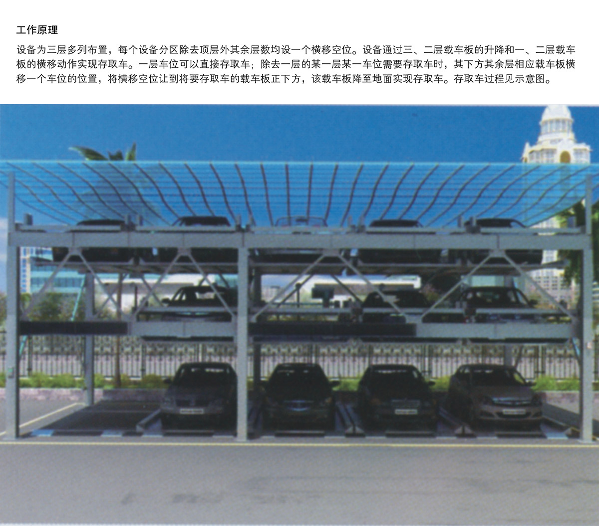 貴陽PSH3三層升降橫移立體停車設備工作原理.jpg